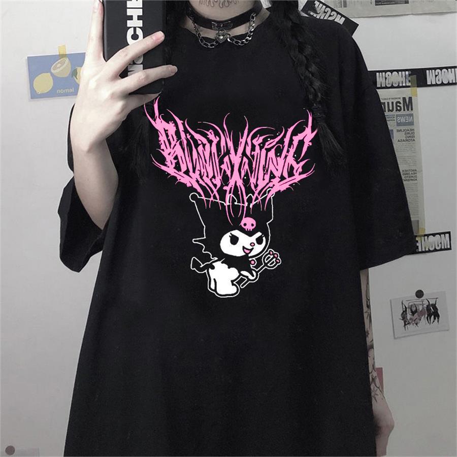 Anime   Harajuku Kuromi Sanrio Unisex T-Shirt
