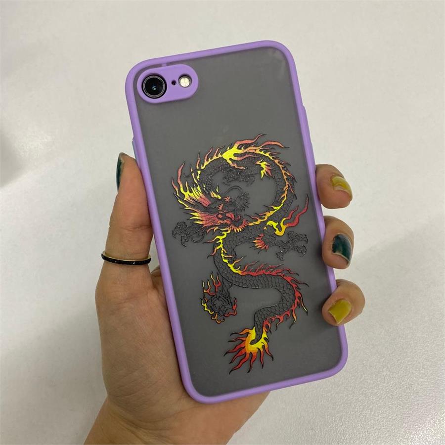 Dragon Şeffaf Iphone Telefon Kılıfları