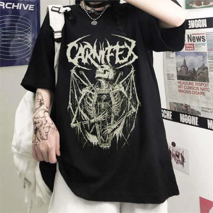 Carnifex The Script Siyah Unisex T-Shirt