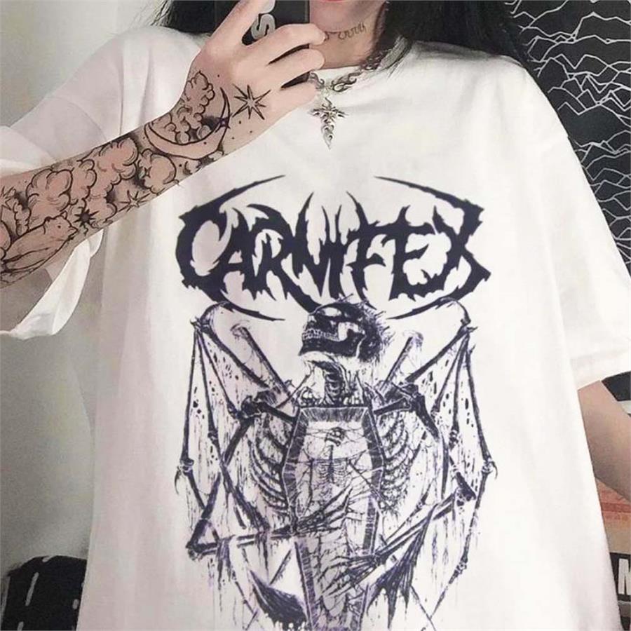 Carnifex The Script Beyaz Unisex T-Shirt