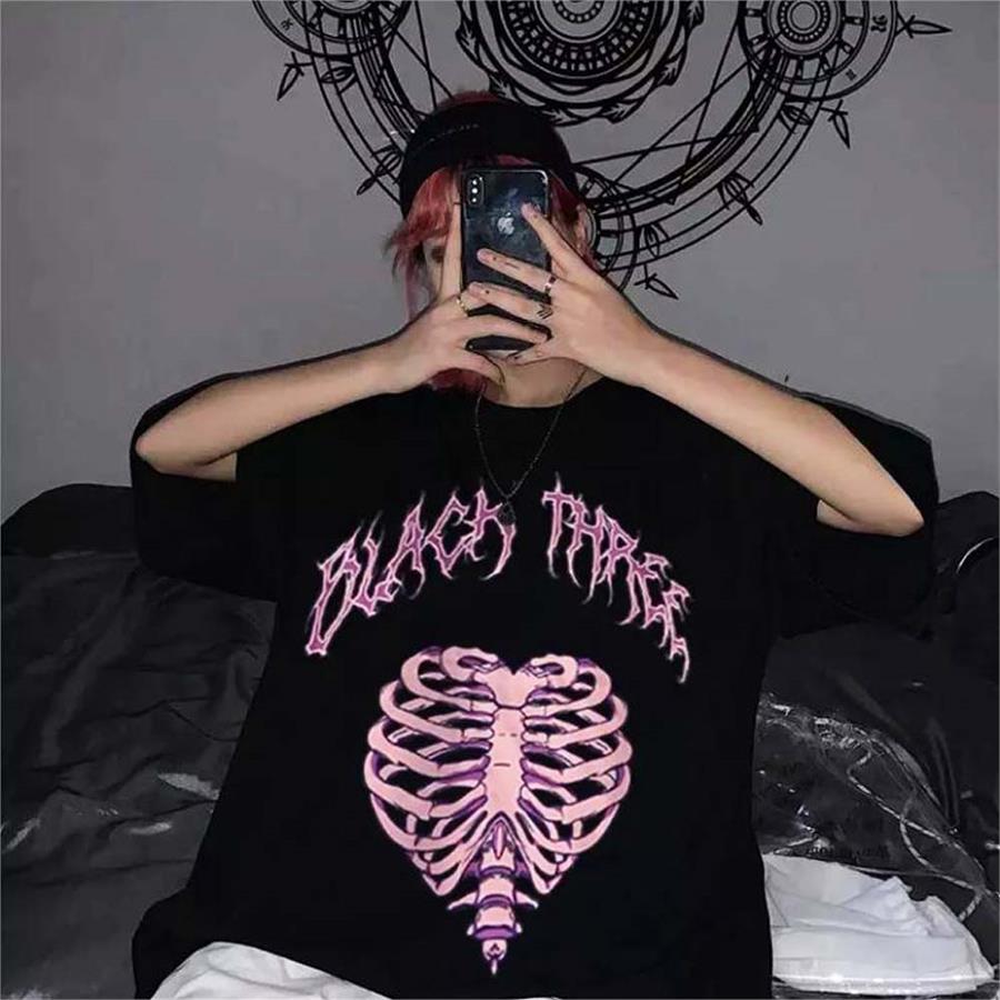 Harajuku Black Three Cage Unisex T-Shirt