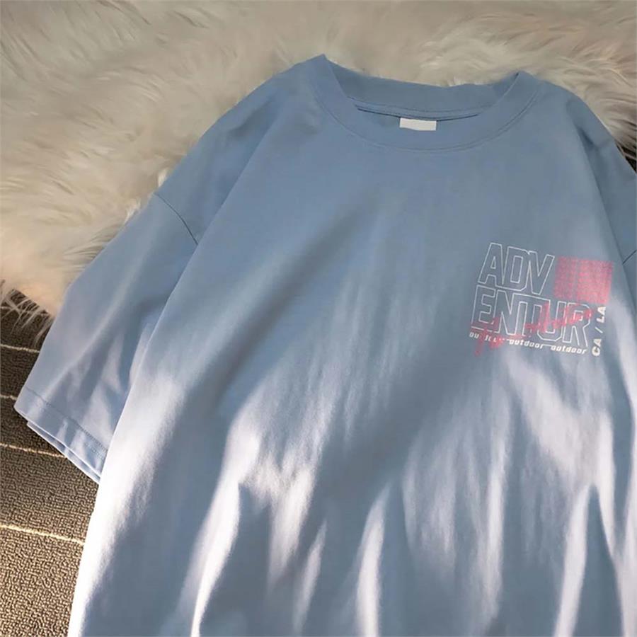 Harajuku Los Angeles Girl Mavi (Unisex) T-Shirt