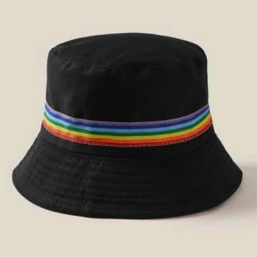 Lgbt - Rainbow(Gökkuşağı) Şeritli Bucket Şapka