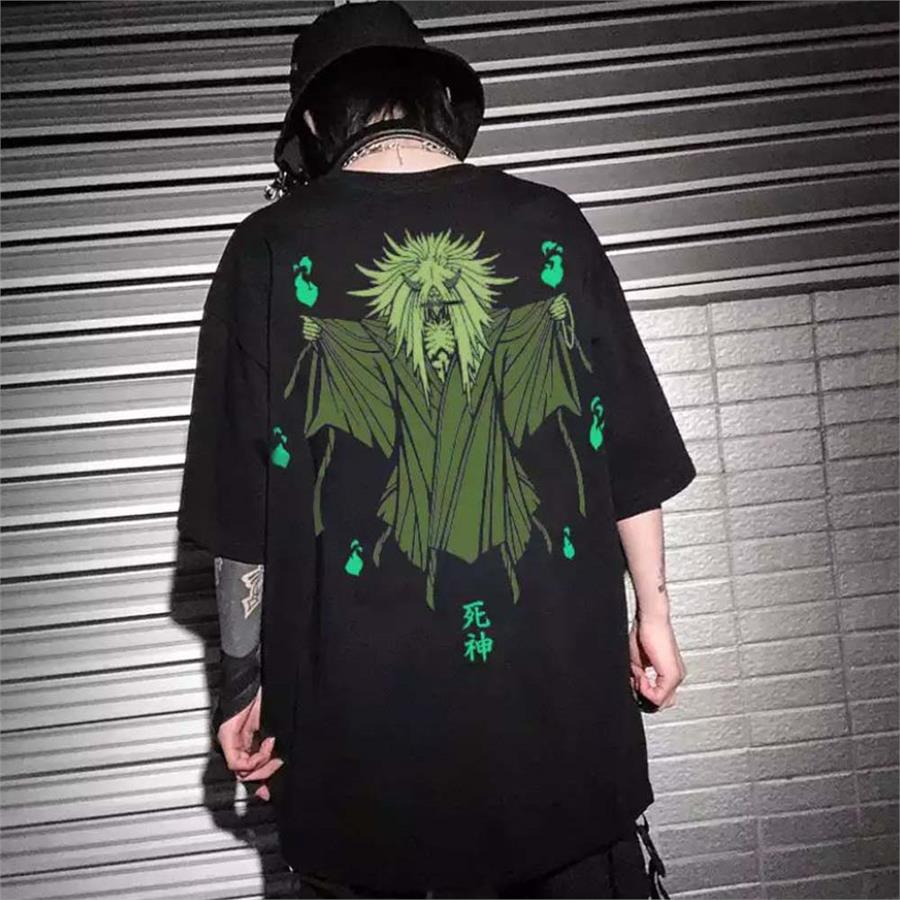 Anime Wizard Devil Siyah (Unisex) T-Shirt