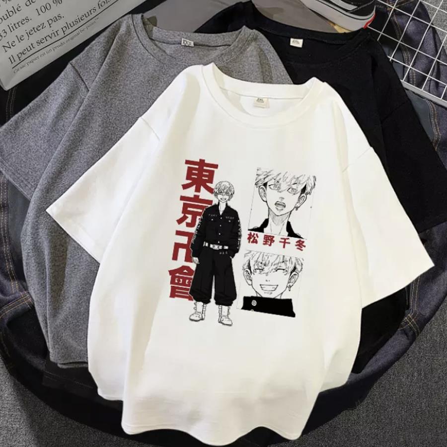 Anime Tokyo Revengers - Chifuyu Matsuno Beyaz (Unisex) T-Shirt