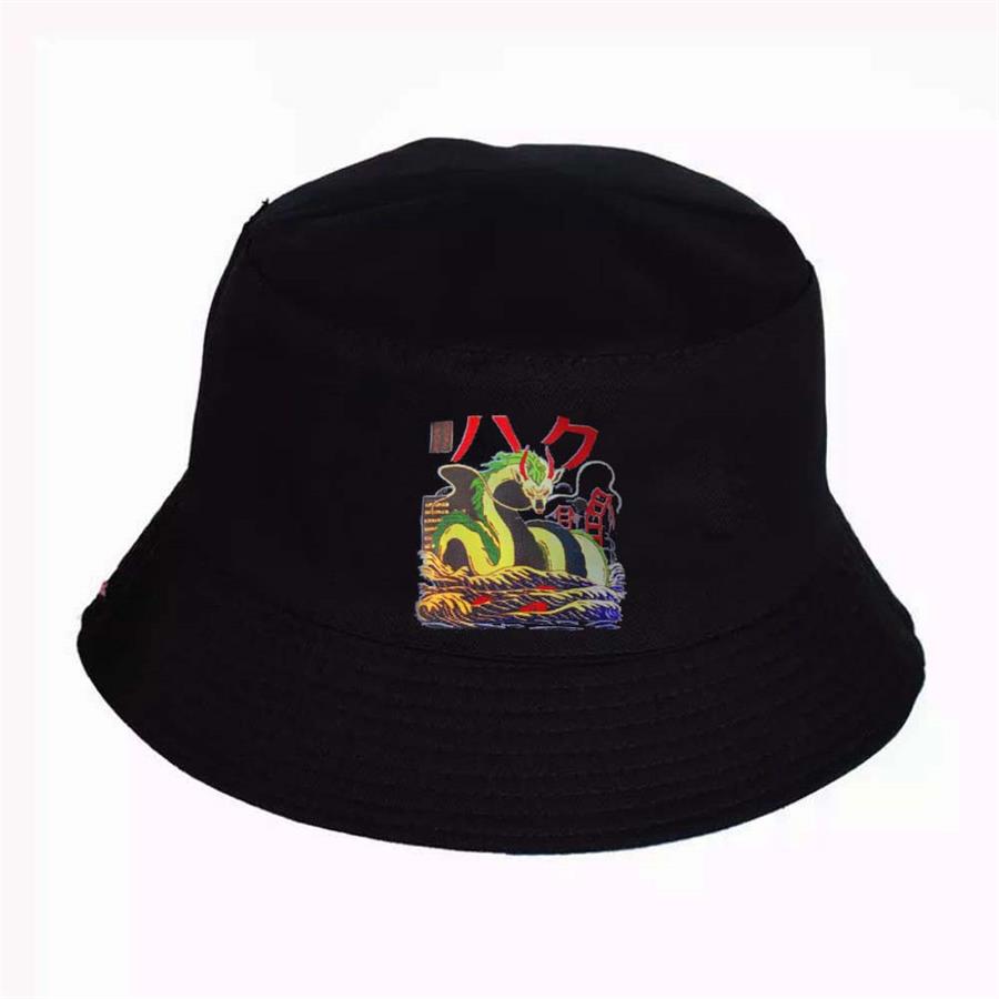 Haku - Spirited Away Haku Siyah Bucket Şapka