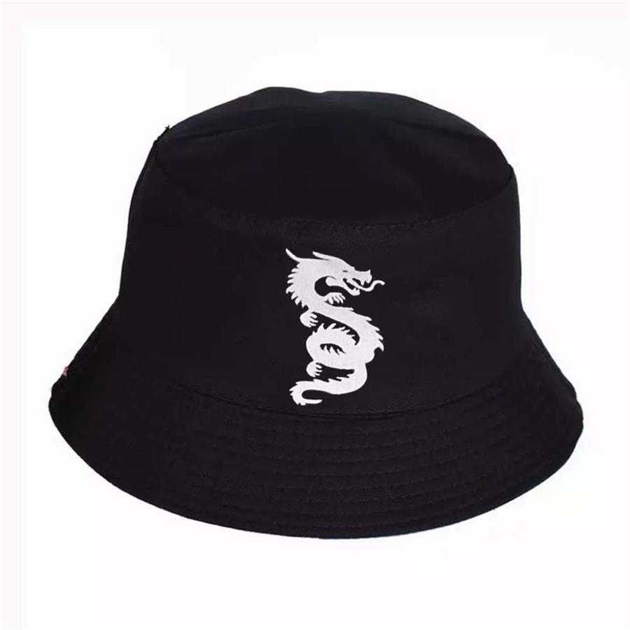 Japanese White Dragon Bucket Şapka