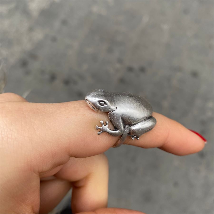 3D Kurbağa Yüzük