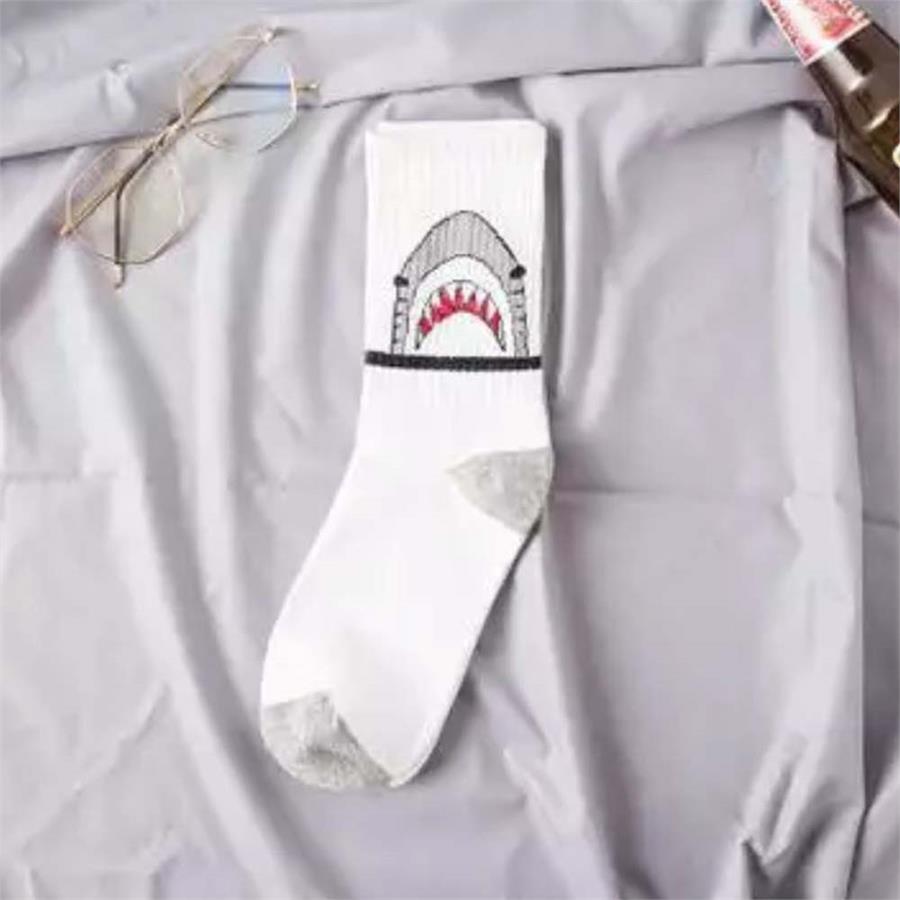 Shark Beyaz Unisex Çorap