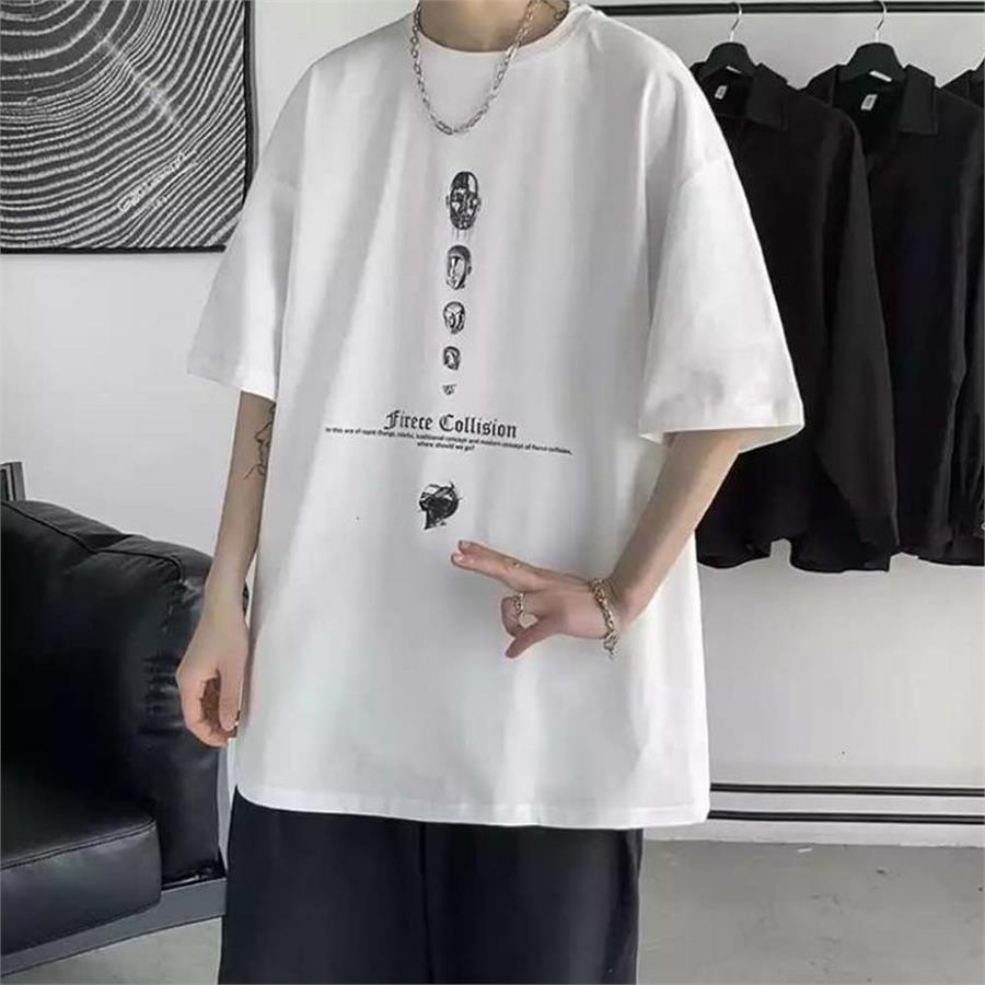 Gothic Firece Collision Beyaz (Unisex) T-Shirt