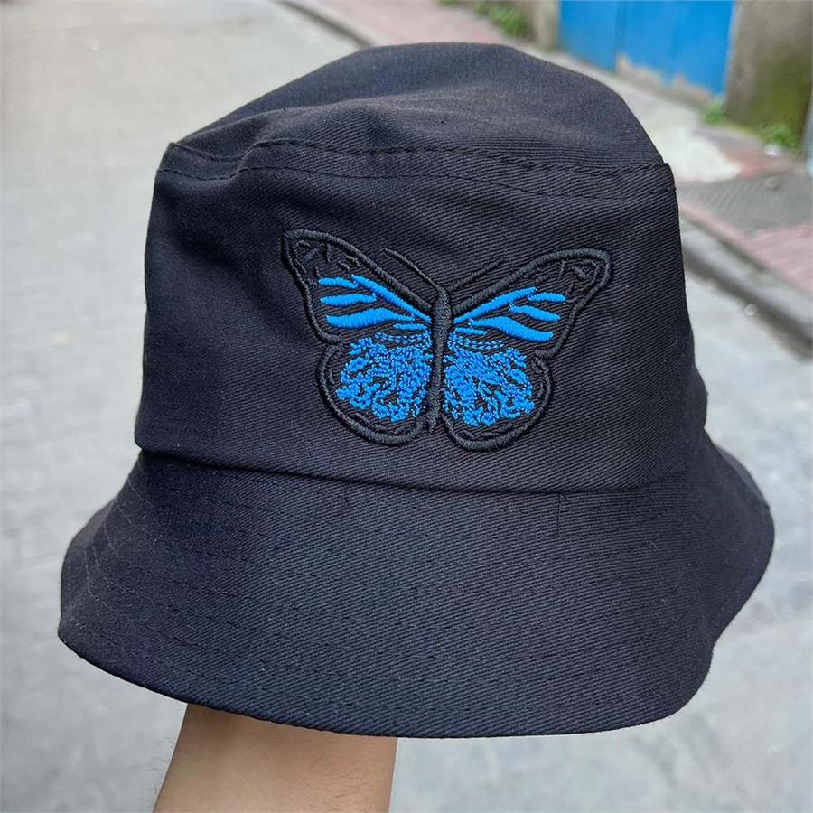 Mavi Butterfly Bucket Şapka