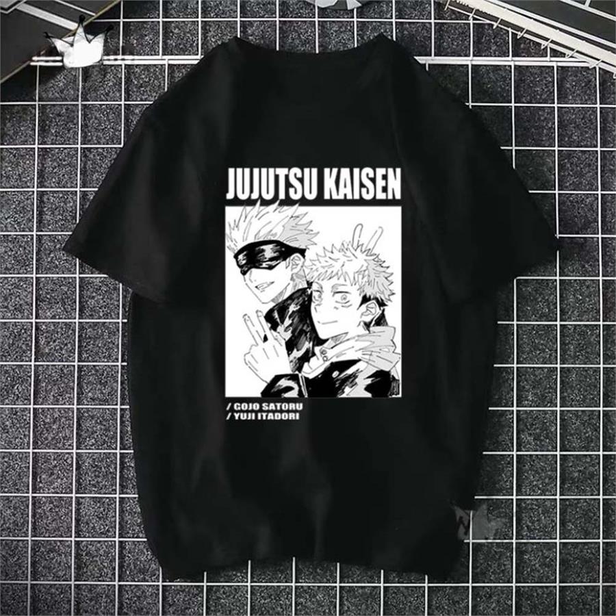 Anime Jujutsu Kaisen Characters Siyah Çocuk T-Shirt