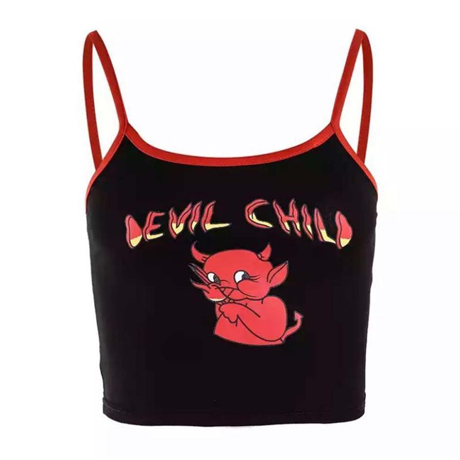 Devil Child Askılı Kadın T-Shirt