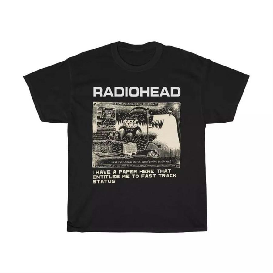 Radiohead Dna Breeding Siyah Unisex T-Shirt