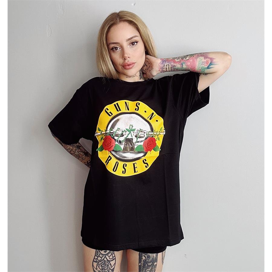 Guns N' Roses Logo Siyah Unisex T-Shirt