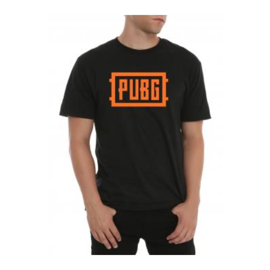 Pubg Logo Siyah (Unisex) T-Shirt