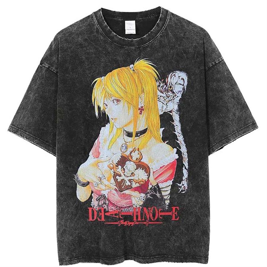 Anime Death Note - Misa With Ram Antrasit (Unisex) T-Shirt