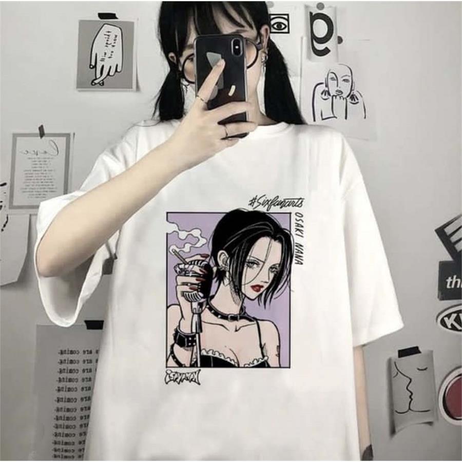 Anime Nana Osaki Beyaz (Unisex) T-Shirt