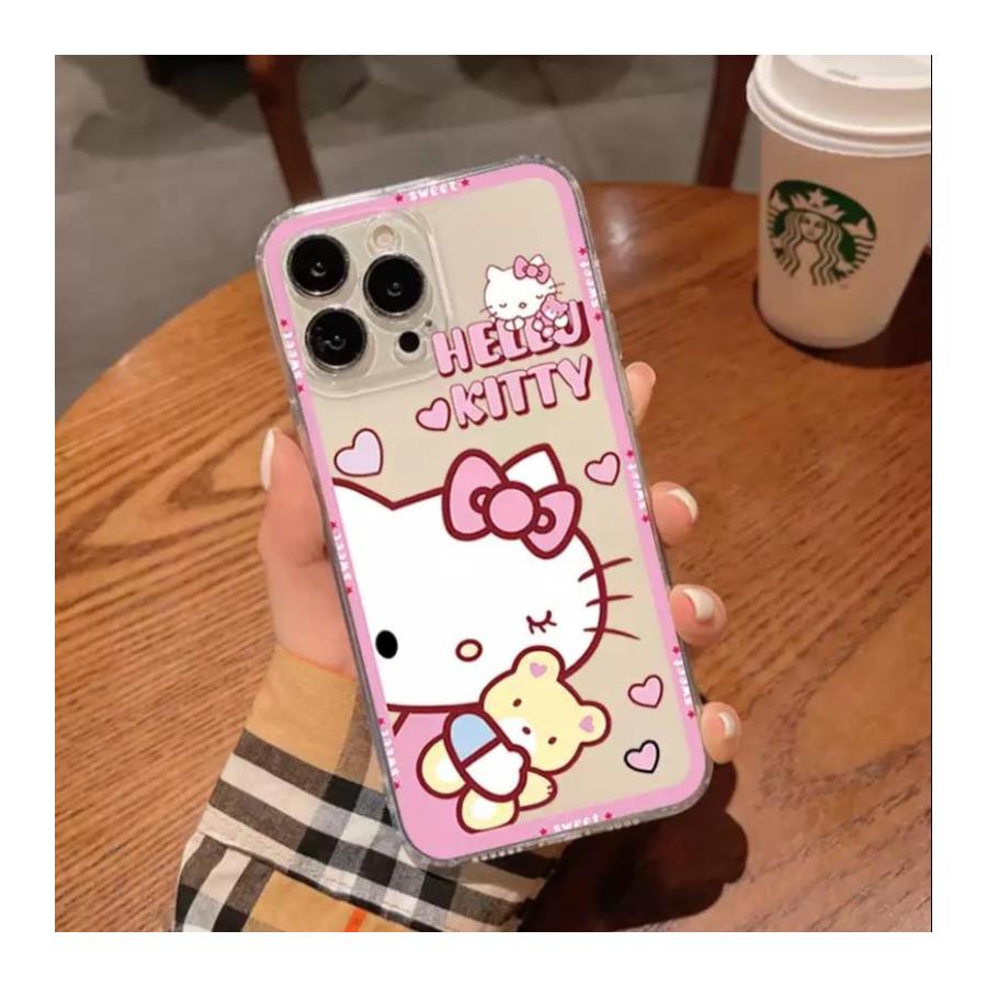 Hello Kitty Pink Bear İphone Telefon Kılıfları