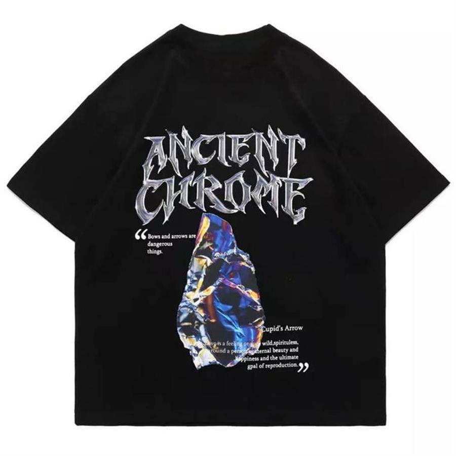 Ancient Chrome Siyah (Unisex) T-Shirt
