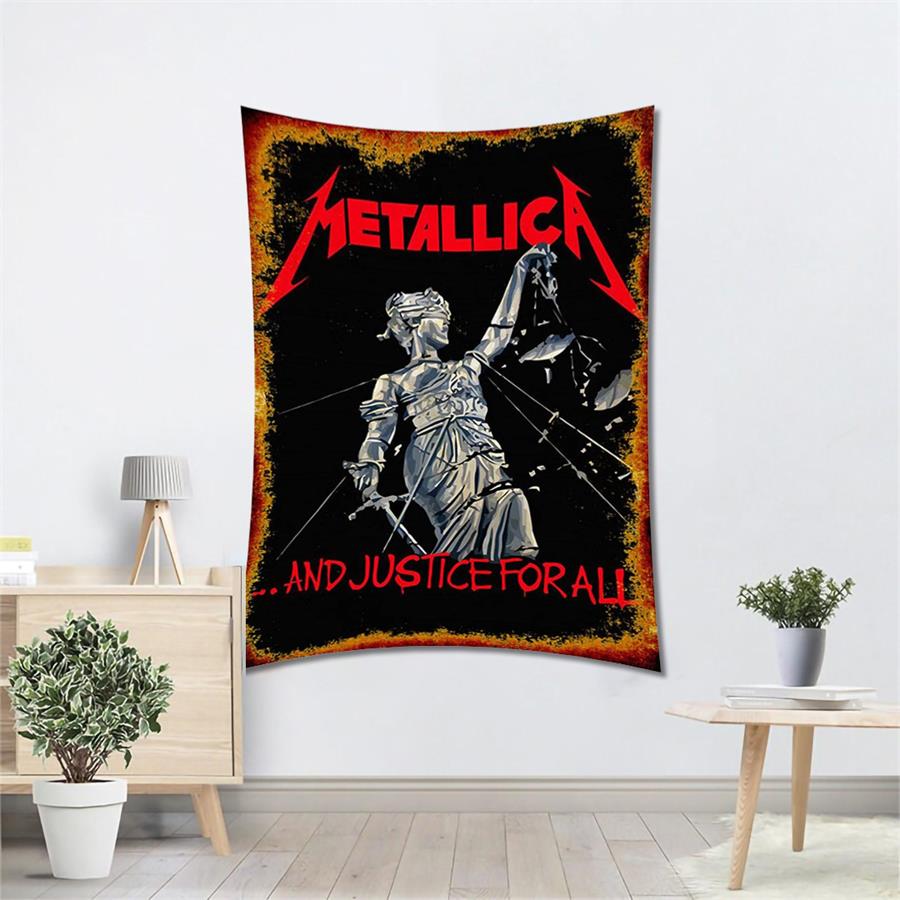 70 X 100 Cm Metallica And Justice For All Duvar Halısı 