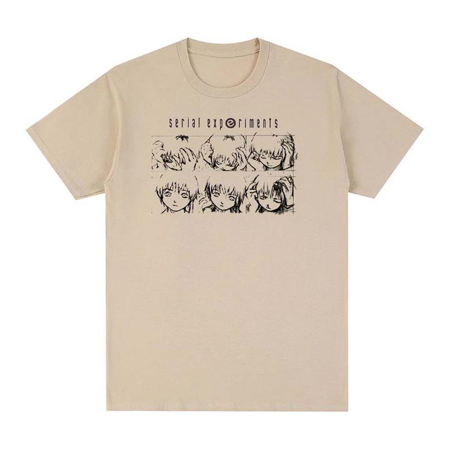 Beyaz Anime Serial Experiments Lain - Lain Iwakura Things (Unisex) T-Shirt