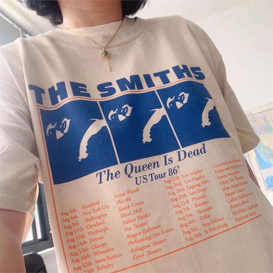 Ekru The Smiths - The Queen Is Dead 1986 US Tour (Unisex) T-Shirt
