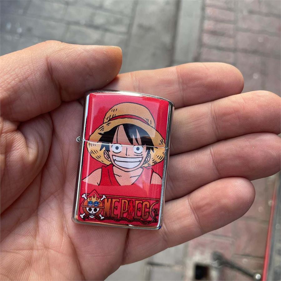 Kırmızı Anime One Piece - Luffy Çakmak