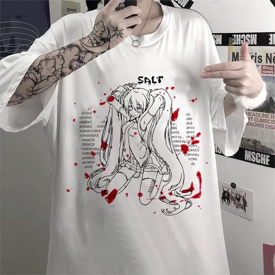 Beyaz Salt Anime Girl (Unisex) T-Shirt