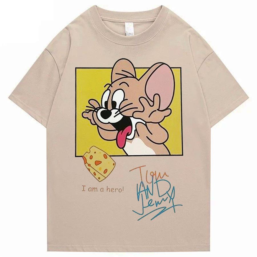 Bej Tom Ve Jerry : Jerry - I Am A Hero (Unisex) T-Shirt
