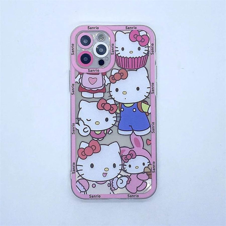 Hello Kitty Child Collage İphone Telefon Kılıfları