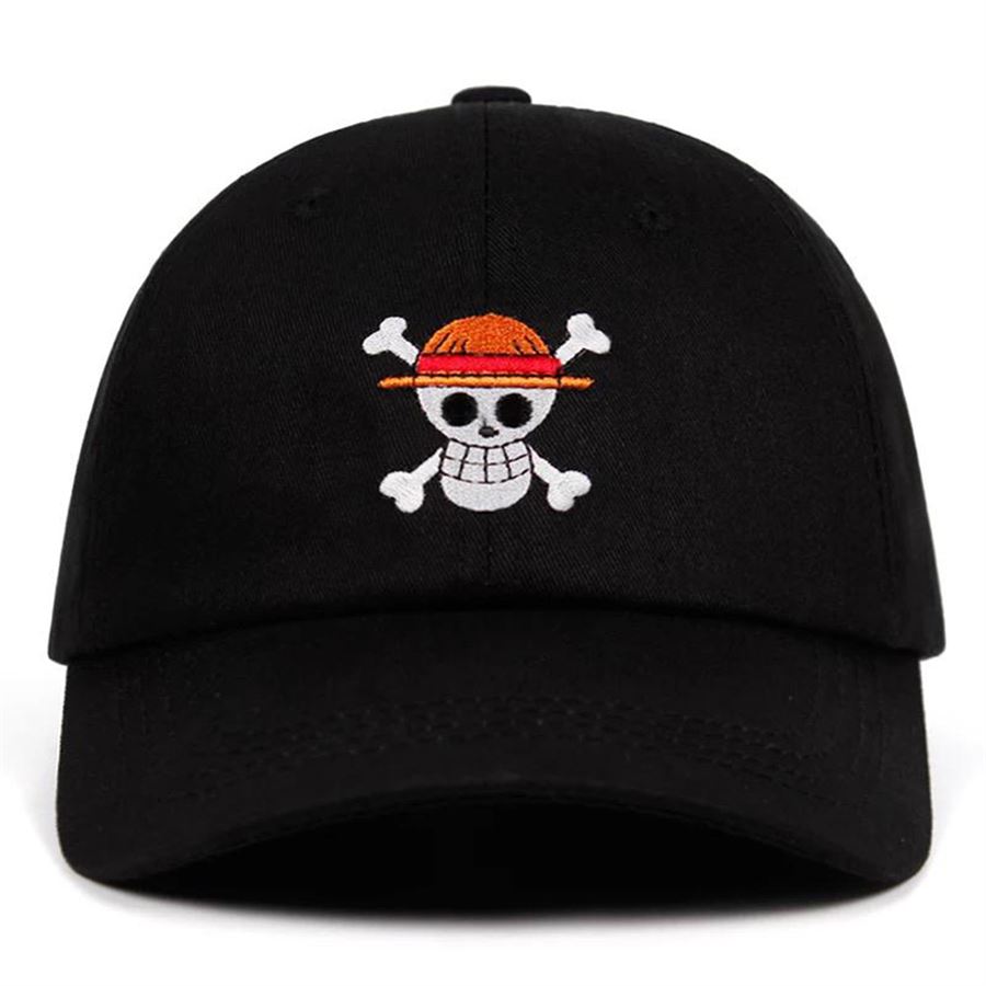 Siyah Anime One Piece Logo Şapka
