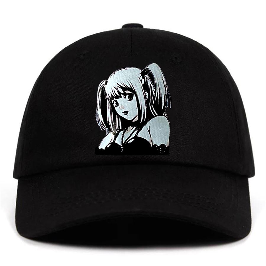 Siyah Anime Death Note Misa Şapka