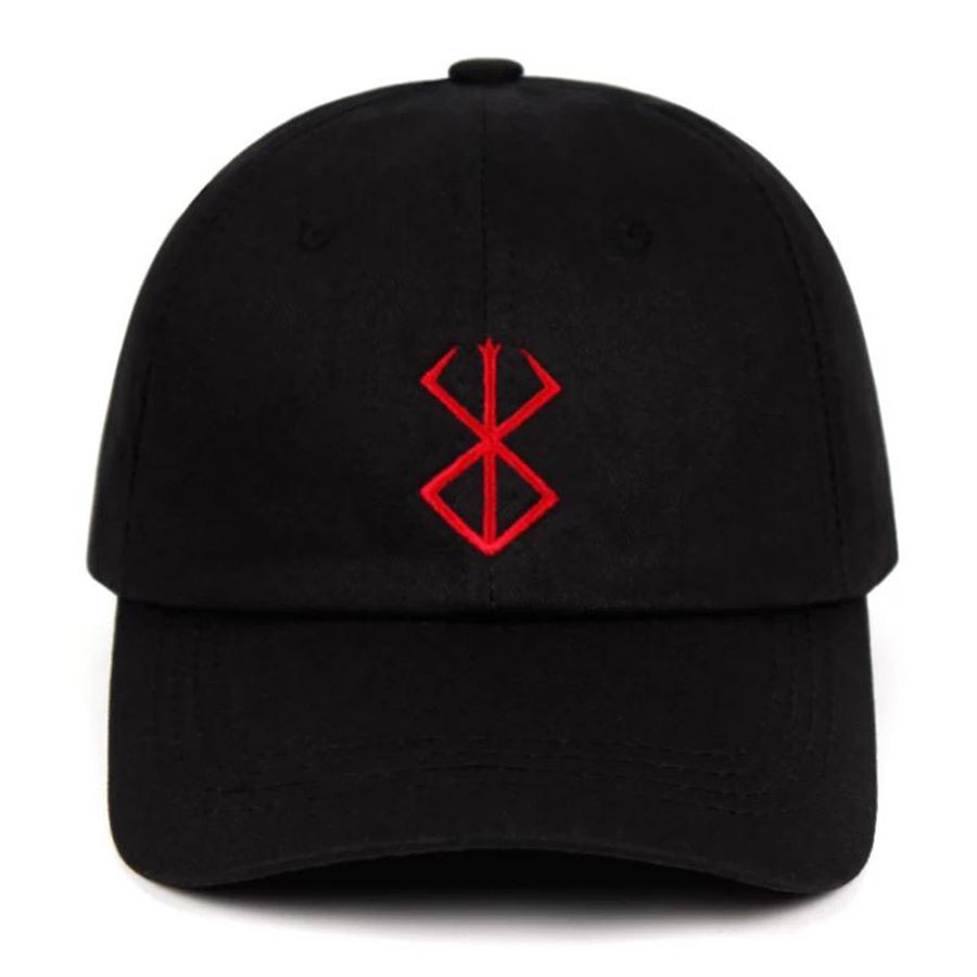 Siyah Anime Berserk Logo Şapka