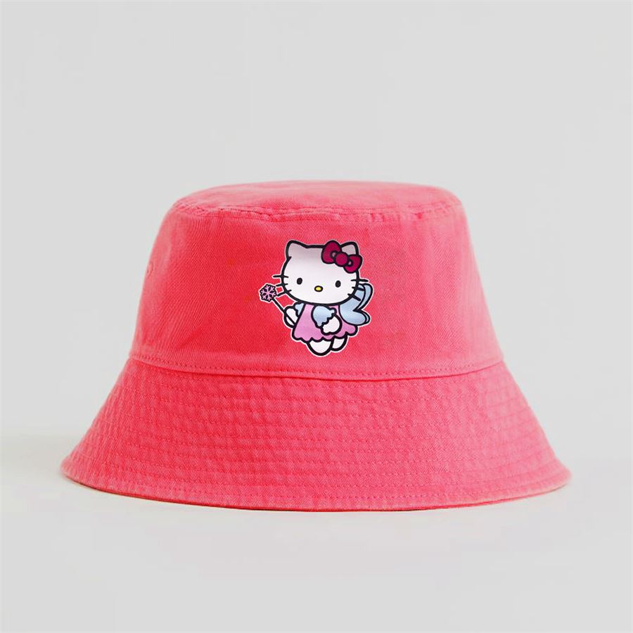 Pembe Hello Kitty Tinker Bucket Şapka