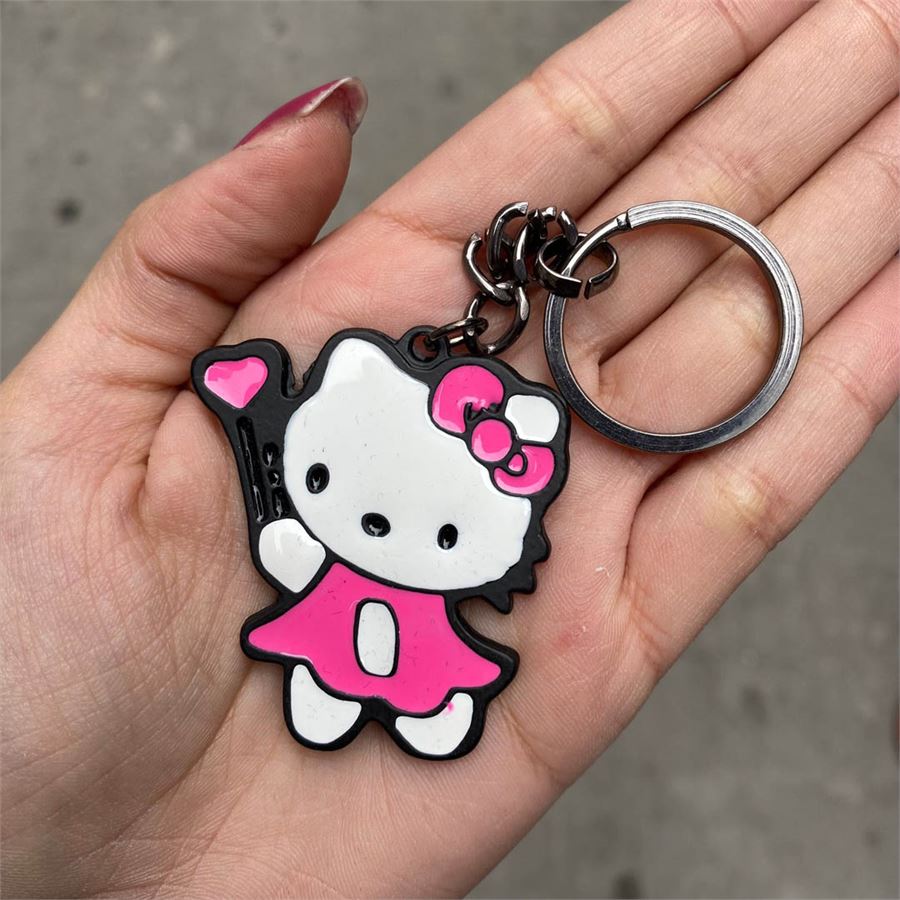 Kalp Asalı Hello Kitty Anahtarlık