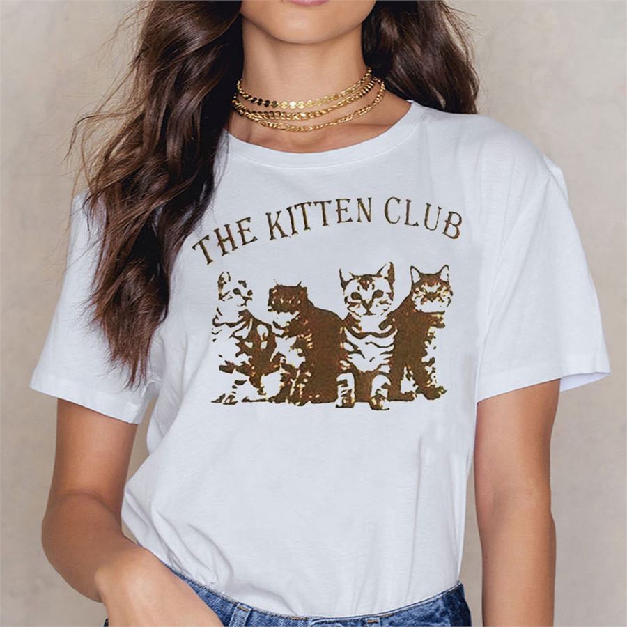 Ekru Cute Cats - The Kitten Club (Unisex) T-Shirt