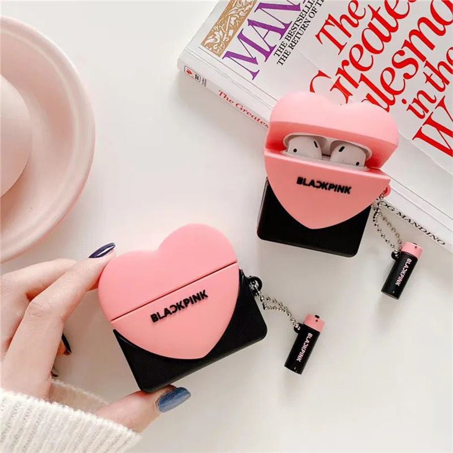 K-Pop Black Pink - Kalp Airpod Kılıf	