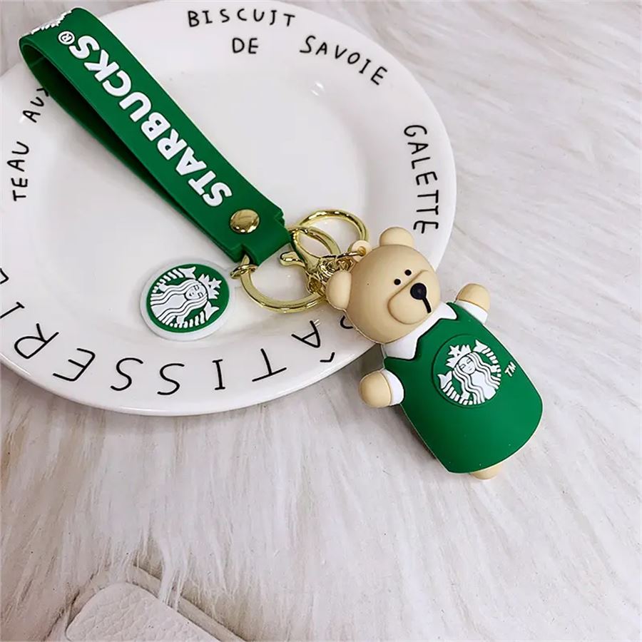 Starbucks Barista Bear Silikon Anahtarlık