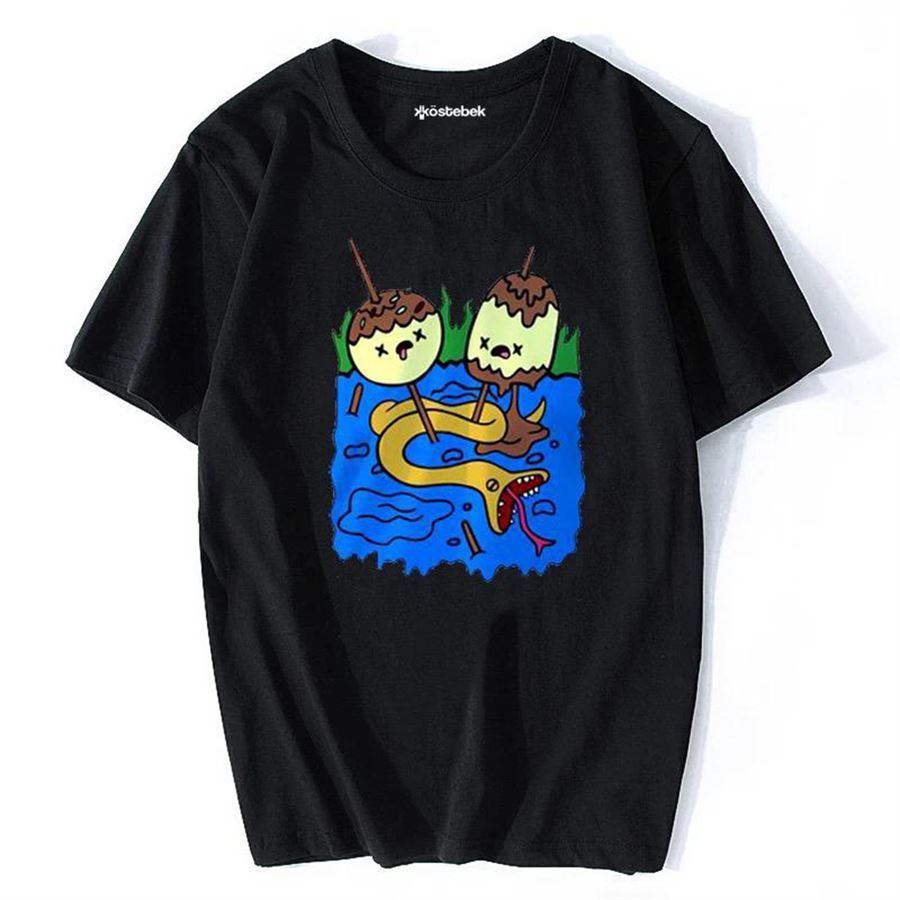 Siyah Marceline E Princesa (Unisex) T-Shirt