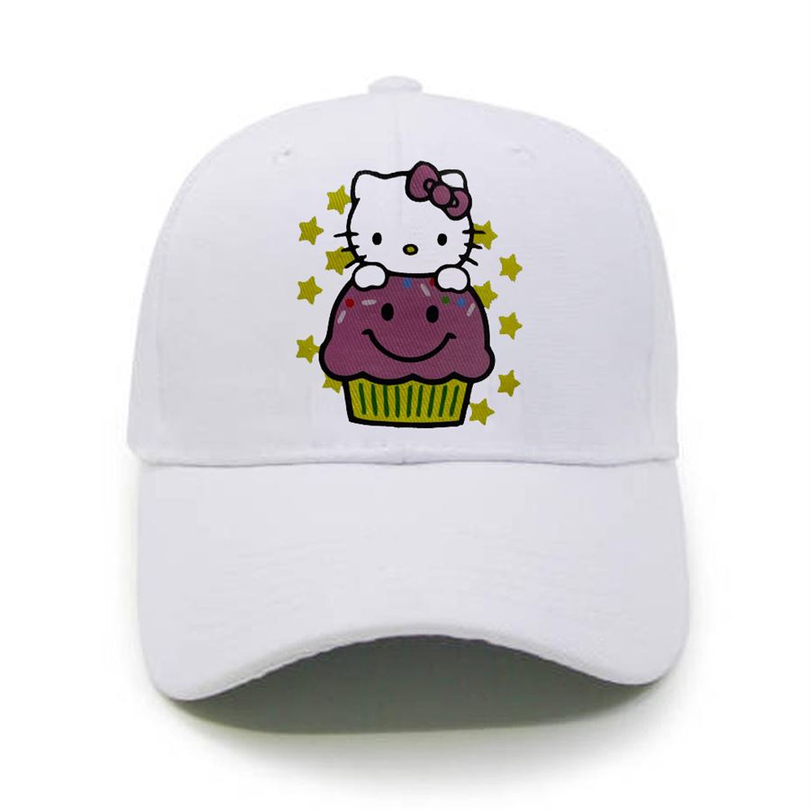 Beyaz Hello Kitty Cupcake Friend Şapka