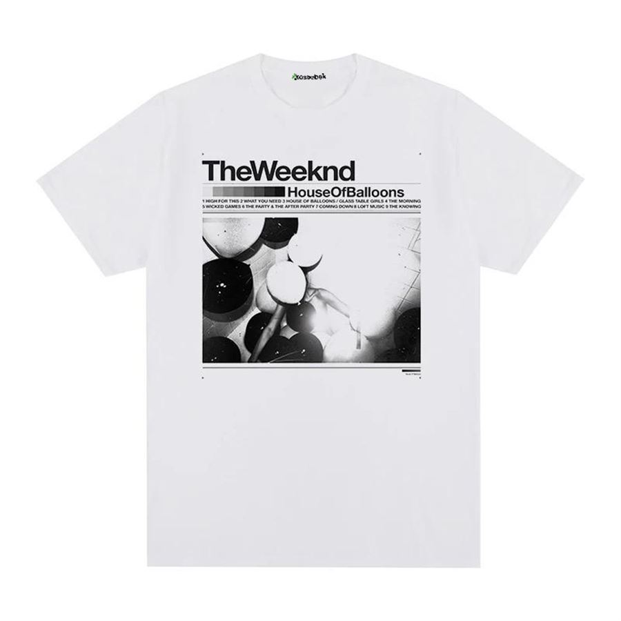 Beyaz The Weeknd - House of Balloons (Unisex) T-Shirt