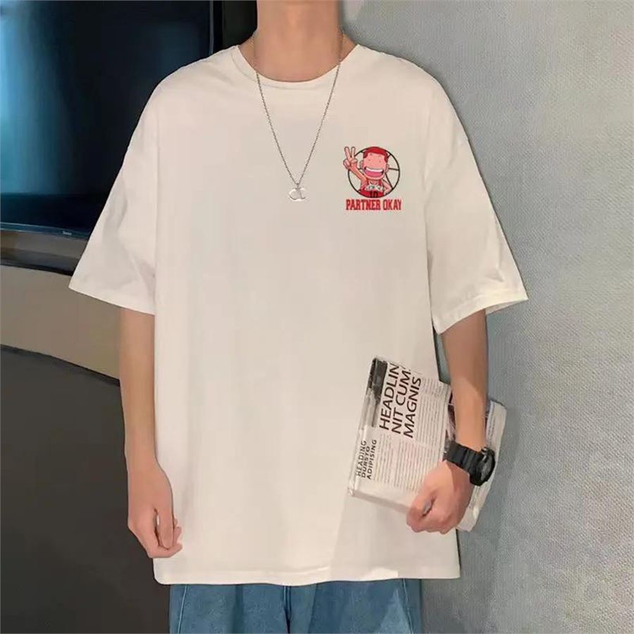 Beyaz Anime Slam Dunk - Partner Is Okay (Unisex) T-Shirt