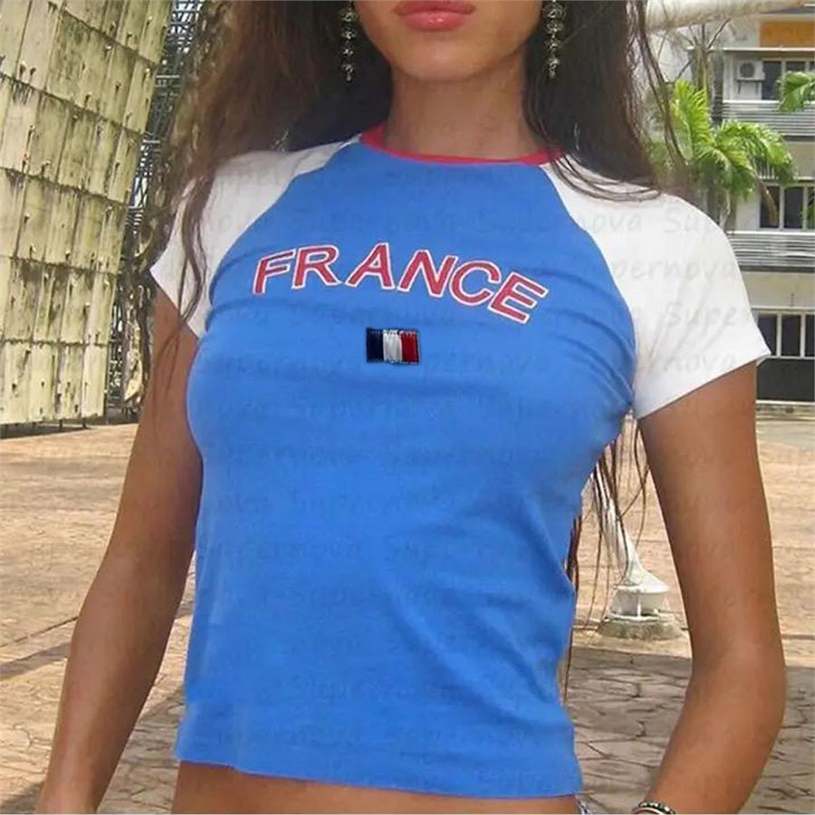 Mavi France Retro Jersey Yarım T-Shirt