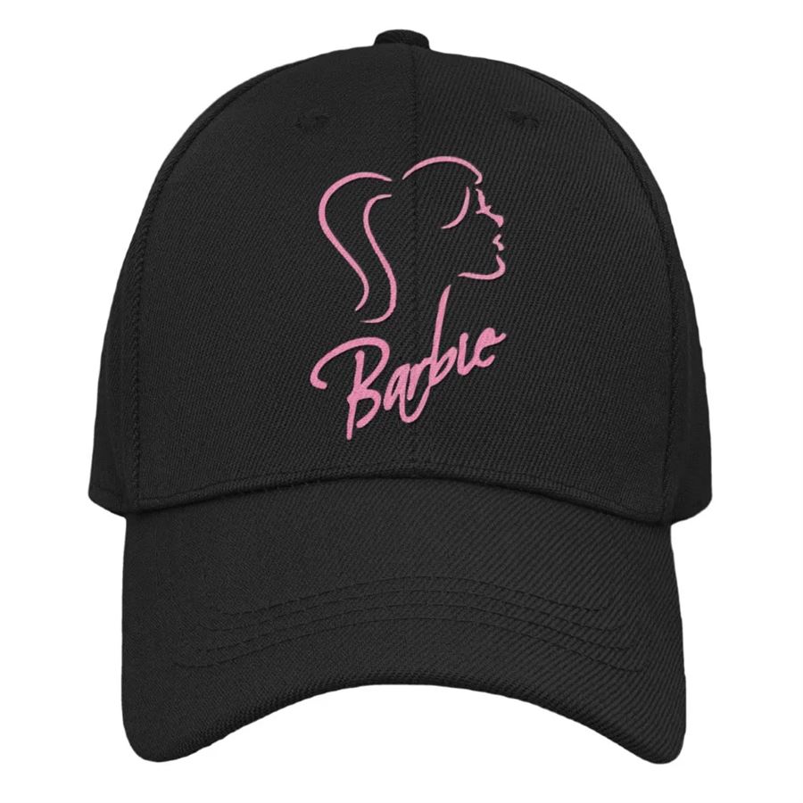 Siyah Barbie Vector Logo Şapka
