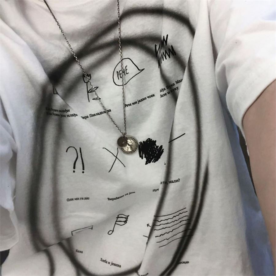 Beyaz Life In Circle (Unisex) T-Shirt