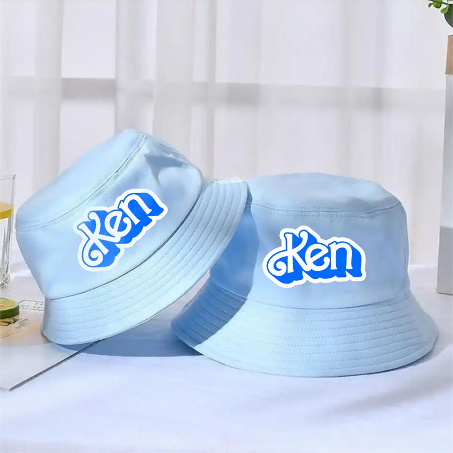 Mavi Barbie - Ken Bucket Şapka