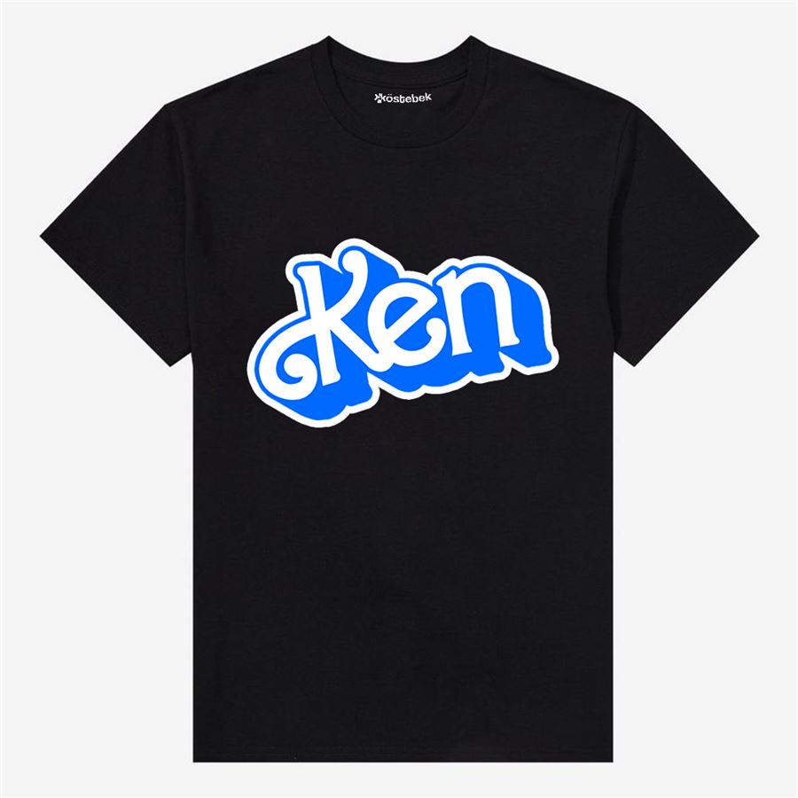 Siyah Barbie - Ken Logo (Unisex) T-Shirt