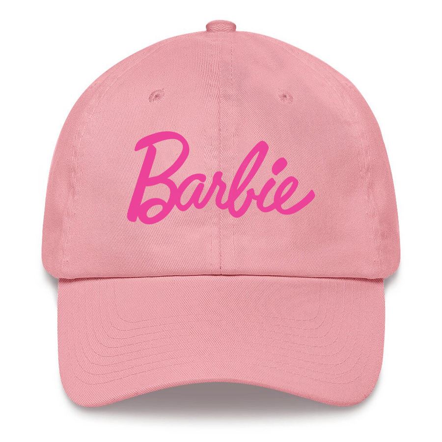 Toz Pembe Barbie Fuşya Logolu Şapka