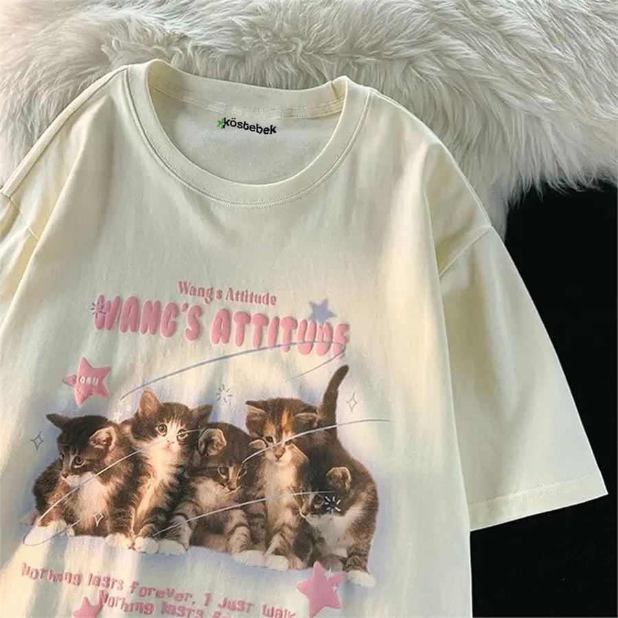 Ekru Wang's Attitude Kittens (Unisex) T-Shirt